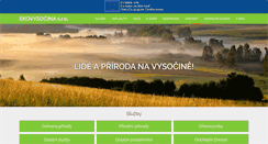 Desktop Screenshot of ekovysocina.cz