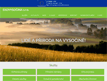 Tablet Screenshot of ekovysocina.cz